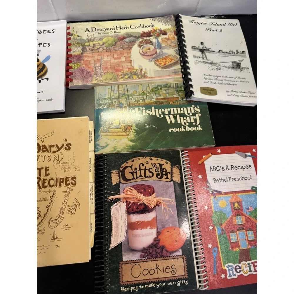 Lot of 9‎ Community Cookbooks